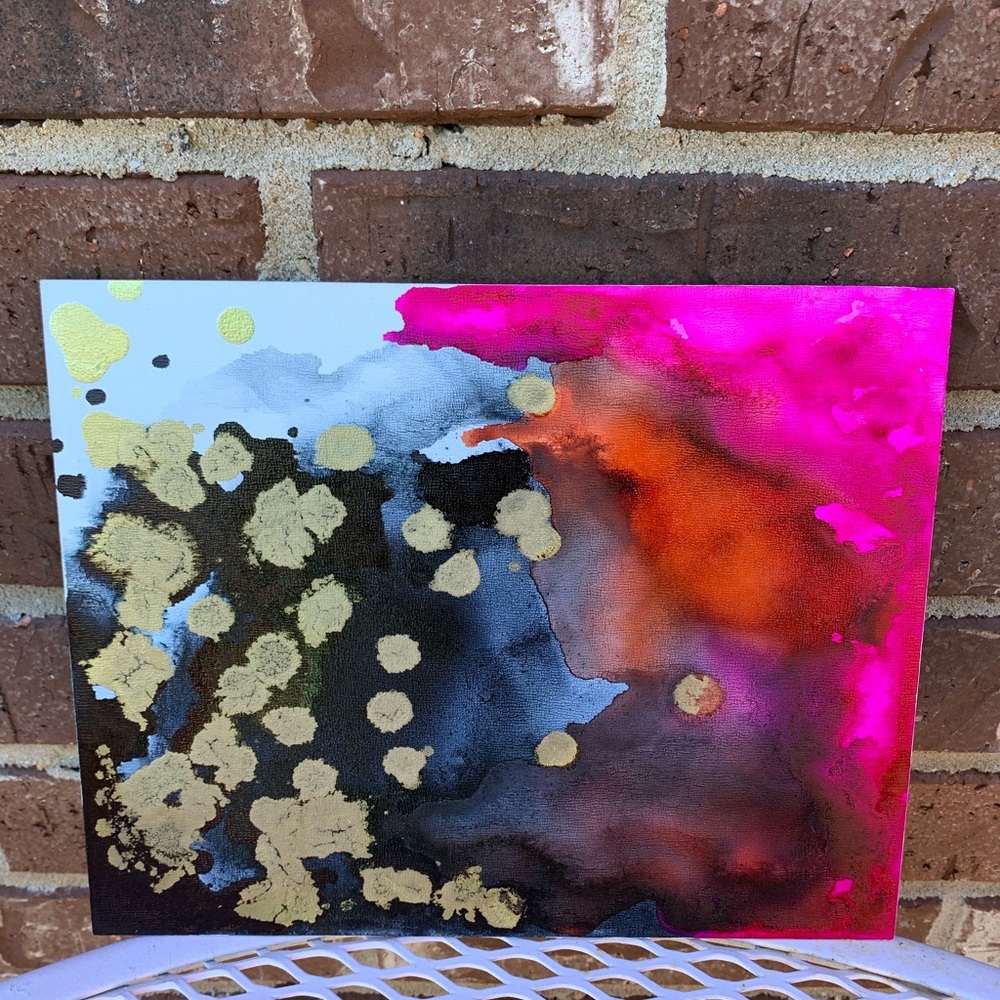 Small work of abstract art 8x10